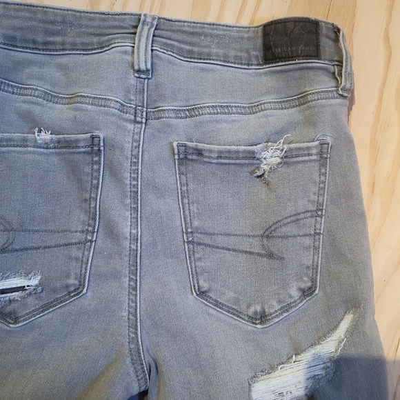 American eagle destroyed next level stretch jeggings - Picture 8 of 9